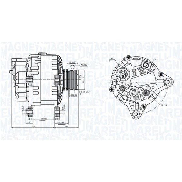 MAGNETI MARELLI 063739064010 Generator