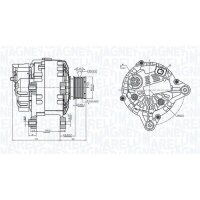 MAGNETI MARELLI 063739064010 Generator