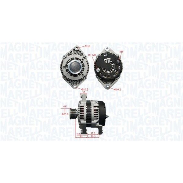 MAGNETI MARELLI 063735380010 Generator