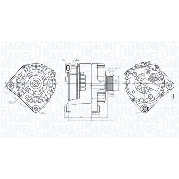 MAGNETI MARELLI 063732041010 Generator