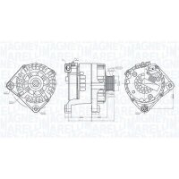 MAGNETI MARELLI 063732041010 Generator