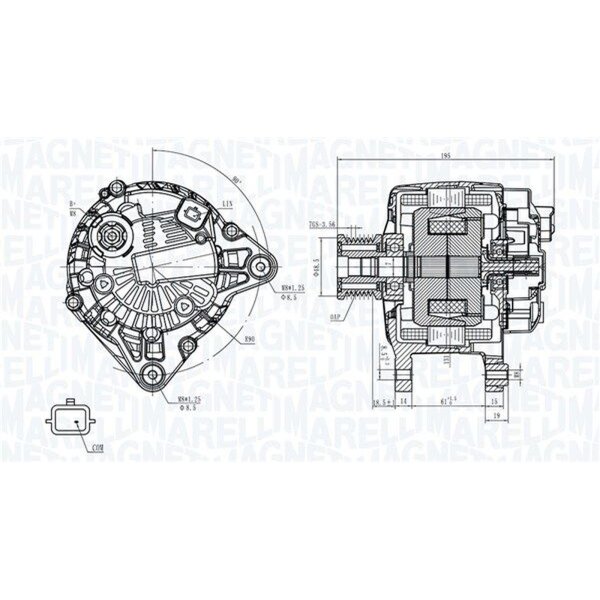 MAGNETI MARELLI 063735356010 Generator