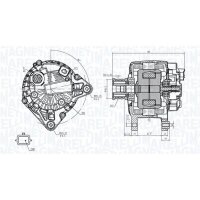 MAGNETI MARELLI 063735356010 Generator