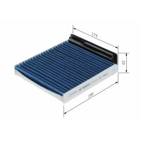 BOSCH 0 986 628 602 Filter, Innenraumluft