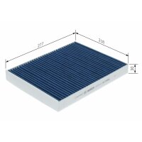 BOSCH 0 986 628 617 Filter, Innenraumluft