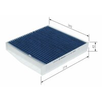 BOSCH 0 986 628 621 Filter, Innenraumluft