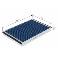 BOSCH 0 986 628 632 Filter, Innenraumluft
