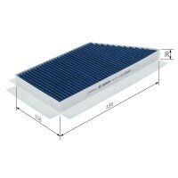 BOSCH 0 986 628 635 Filter, Innenraumluft