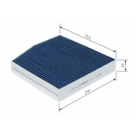 BOSCH 0 986 628 645 Filter, Innenraumluft