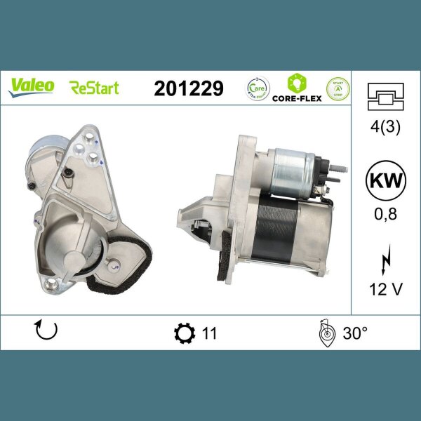 VALEO 201229 Starter