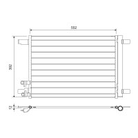 VALEO 822707 Kondensator, Klimaanlage