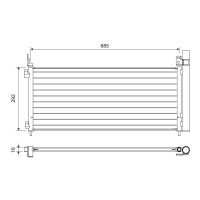 VALEO 822720 Kondensator, Klimaanlage
