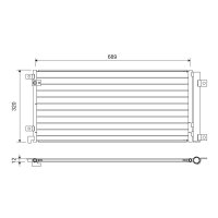 VALEO 822732 Kondensator, Klimaanlage