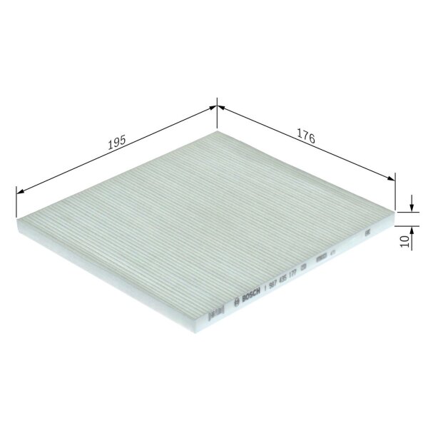 BOSCH 1 987 435 177 Filter, Innenraumluft
