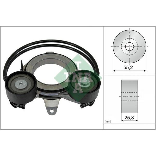 Schaeffler INA 534 0910 10 Riemenspanner, Keilrippenriemen
