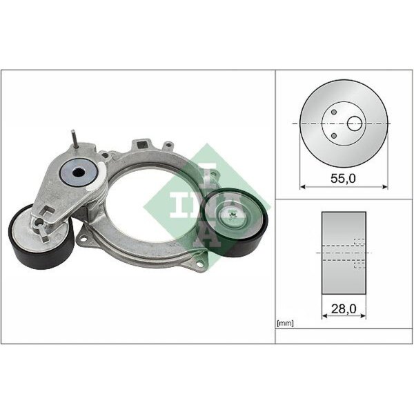 Schaeffler INA 534 0936 10 Riemenspanner, Keilrippenriemen