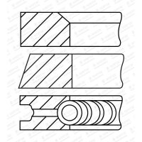 GOETZE ENGINE 08-439300-10 Kolbenringsatz