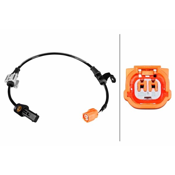 HELLA 6PU 358 217-501 Sensor, Raddrehzahl