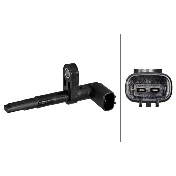 HELLA 6PU 358 217-711 Sensor, Raddrehzahl