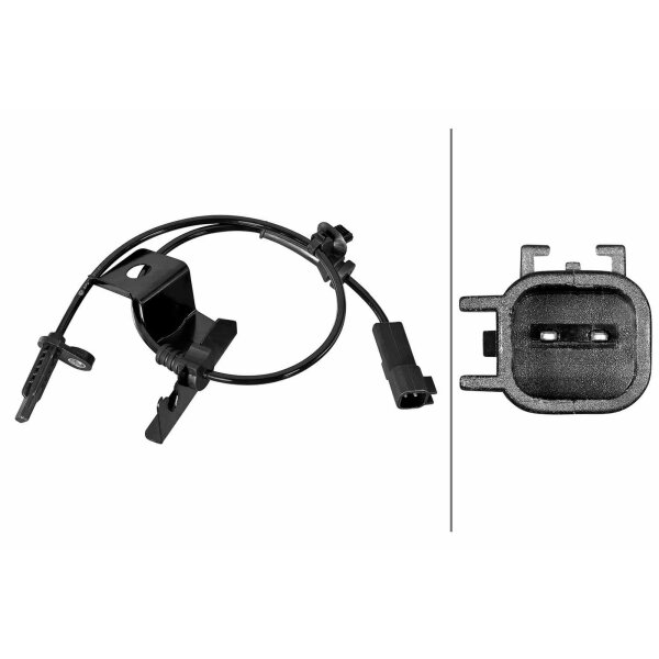 HELLA 6PU 358 218-671 Sensor, Raddrehzahl