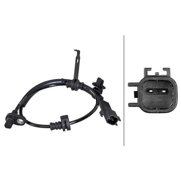 HELLA 6PU 358 218-681 Sensor, Raddrehzahl