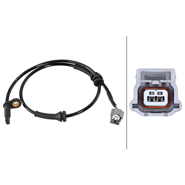 HELLA 6PU 358 218-761 Sensor, Raddrehzahl