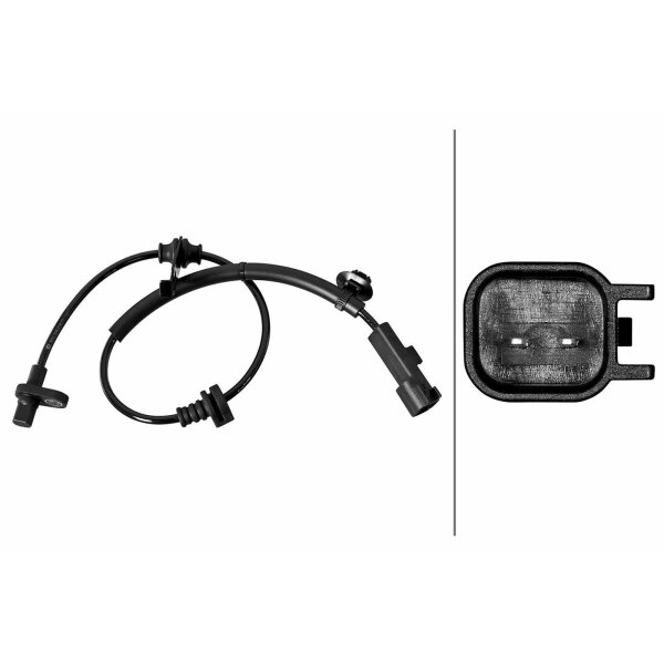 HELLA 6PU 358 218-771 Sensor, Raddrehzahl