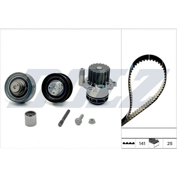 DOLZ KD245 Wasserpumpe + Zahnriemensatz