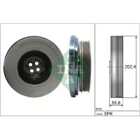 Schaeffler INA 544 0603 10 Riemenscheibe, Kurbelwelle