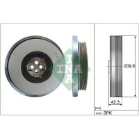 Schaeffler INA 544 0606 10 Riemenscheibe, Kurbelwelle