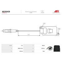 AS-PL NOX9428 NOx-Sensor, Harnstoffeinspritzung