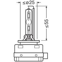 ams-OSRAM 66140XN2-2HB Glühlampe, Fernscheinwerfer
