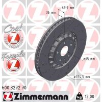 ZIMMERMANN 600.3272.70 Bremsscheibe
