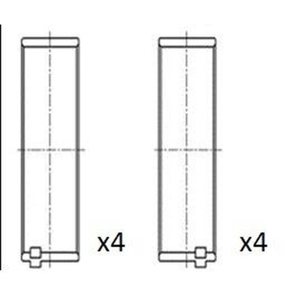 FAI AutoParts BB2167-STD Pleuellagerschale