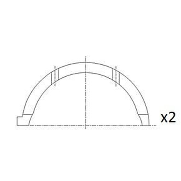 FAI AutoParts BT3043-STD Distanzscheibe, Kurbelwelle