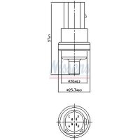 NISSENS 207009 Sensor, Kühlmitteltemperatur
