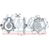 NISSENS 832147 Wasserpumpe, Motorkühlung