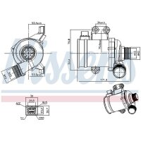 NISSENS 832142 Wasserpumpe, Motorkühlung