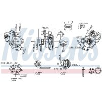 NISSENS 93463 Lader, Aufladung