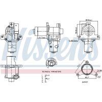NISSENS 98183 AGR-Ventil