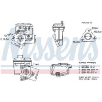 NISSENS 98402 AGR-Ventil