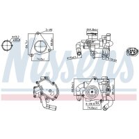 NISSENS 98404 AGR-Ventil
