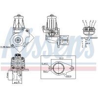 NISSENS 98405 AGR-Ventil