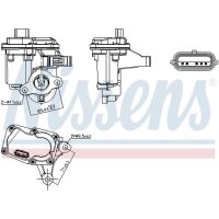 NISSENS 98446 AGR-Ventil
