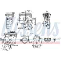 NISSENS 98508 AGR-Ventil
