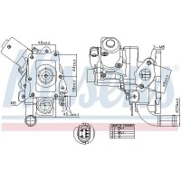 NISSENS 98514 AGR-Ventil