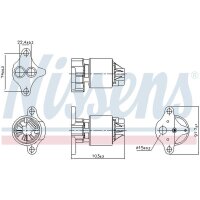 NISSENS 98560 AGR-Ventil
