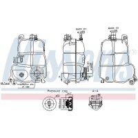 NISSENS 996228 Ausgleichsbehälter, Kühlmittel