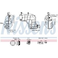 NISSENS 996221 Ausgleichsbehälter, Kühlmittel