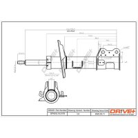 DR!VE+ DP1610.10.0179 Stoßdämpfer